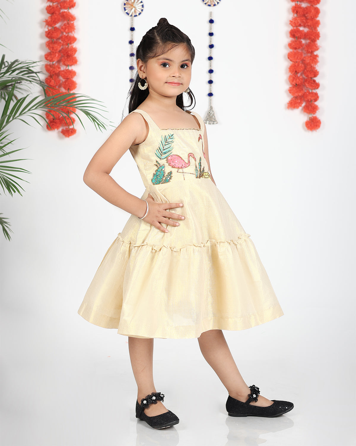 KHADI TISSUE - FLAMINGO