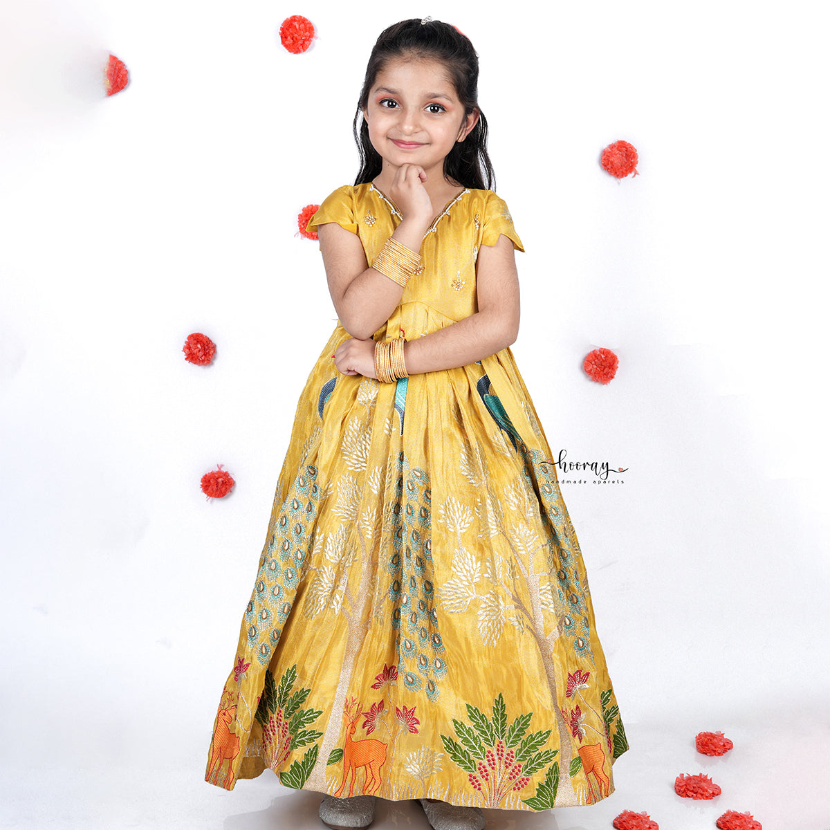 Peacock Charm Yellow