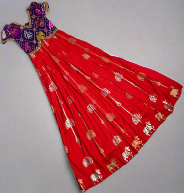 Patola Pichwai - Red