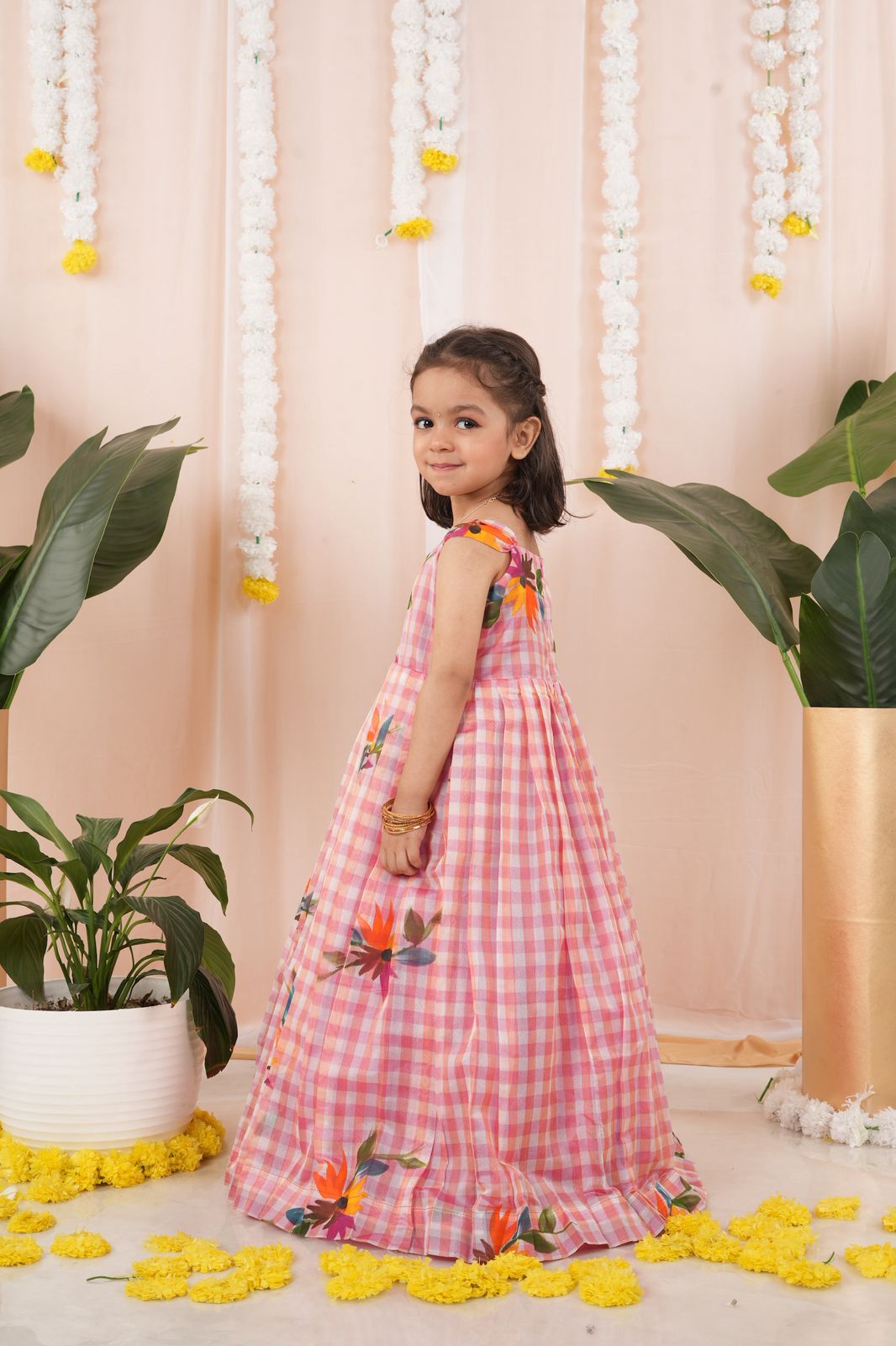 NAYANTHARA PINK CHECKS (affordable)