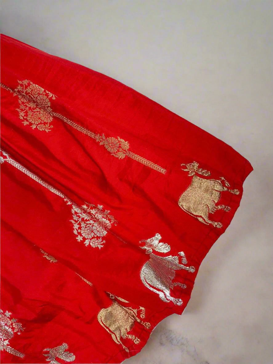 Patola Pichwai - Red