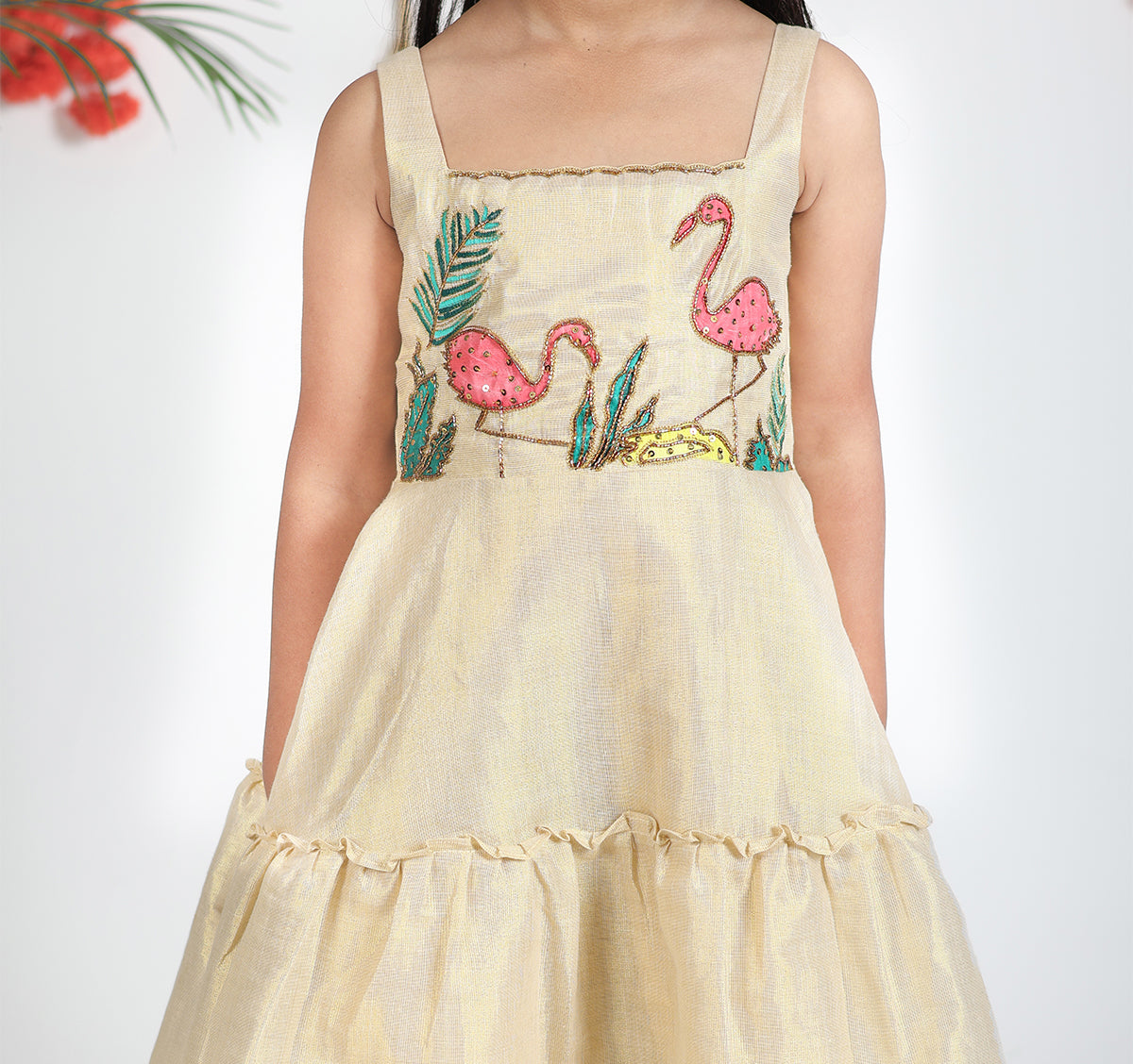 KHADI TISSUE - FLAMINGO