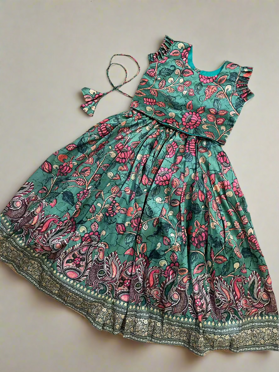 KALAMKARI GARDEN - GREEN