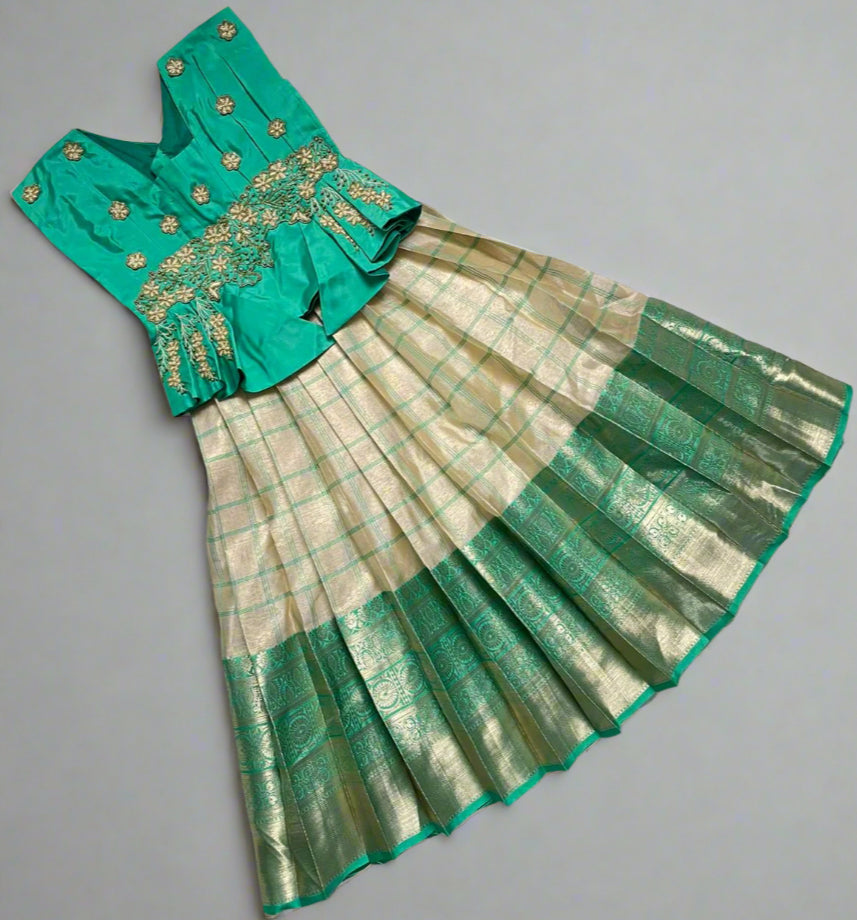 Vivaha Checks (Aqua)