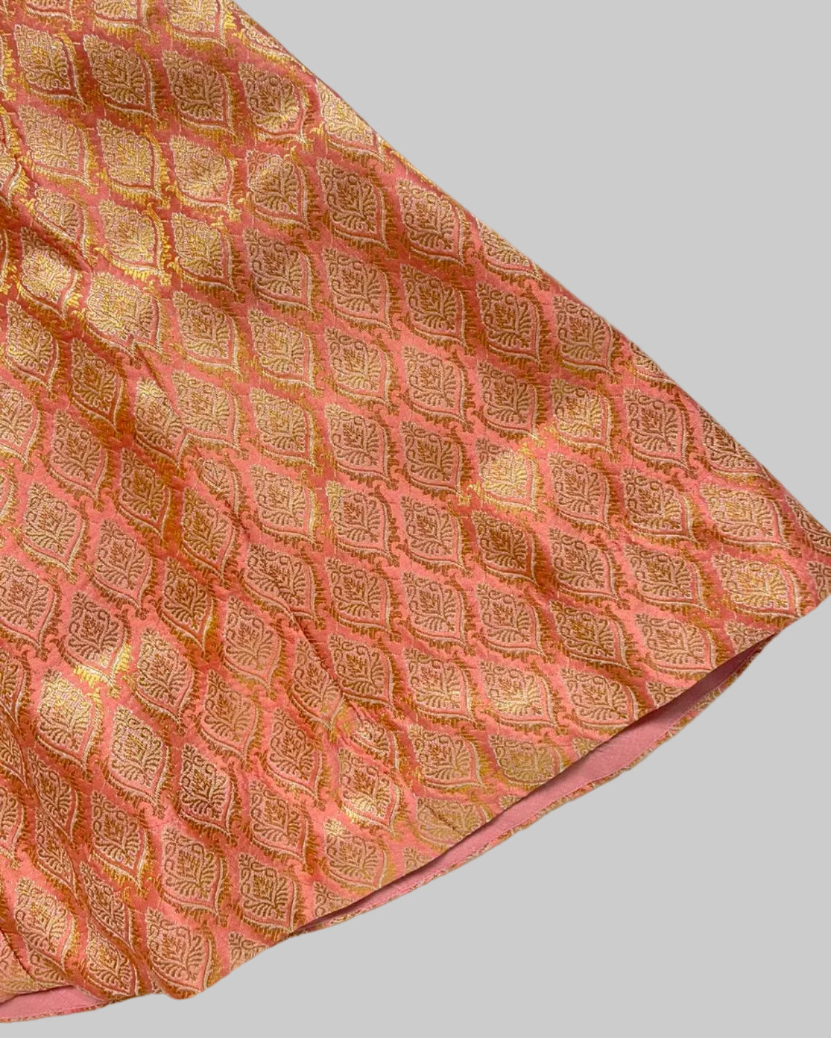 peach banarasi