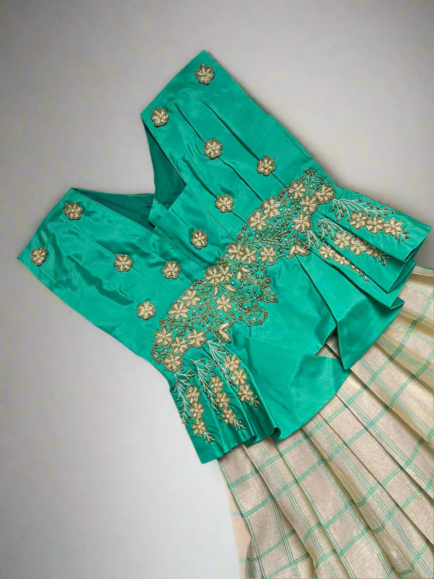 Vivaha Checks (Aqua)