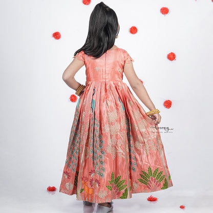 Peacock Charm - Orange