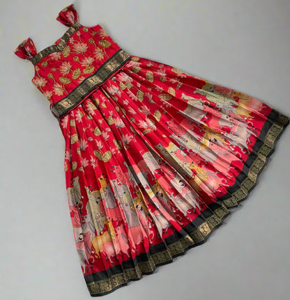 Lotus Meadow Red Langa