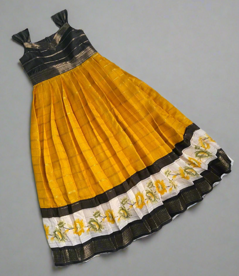 Midnight and Marigold Gown