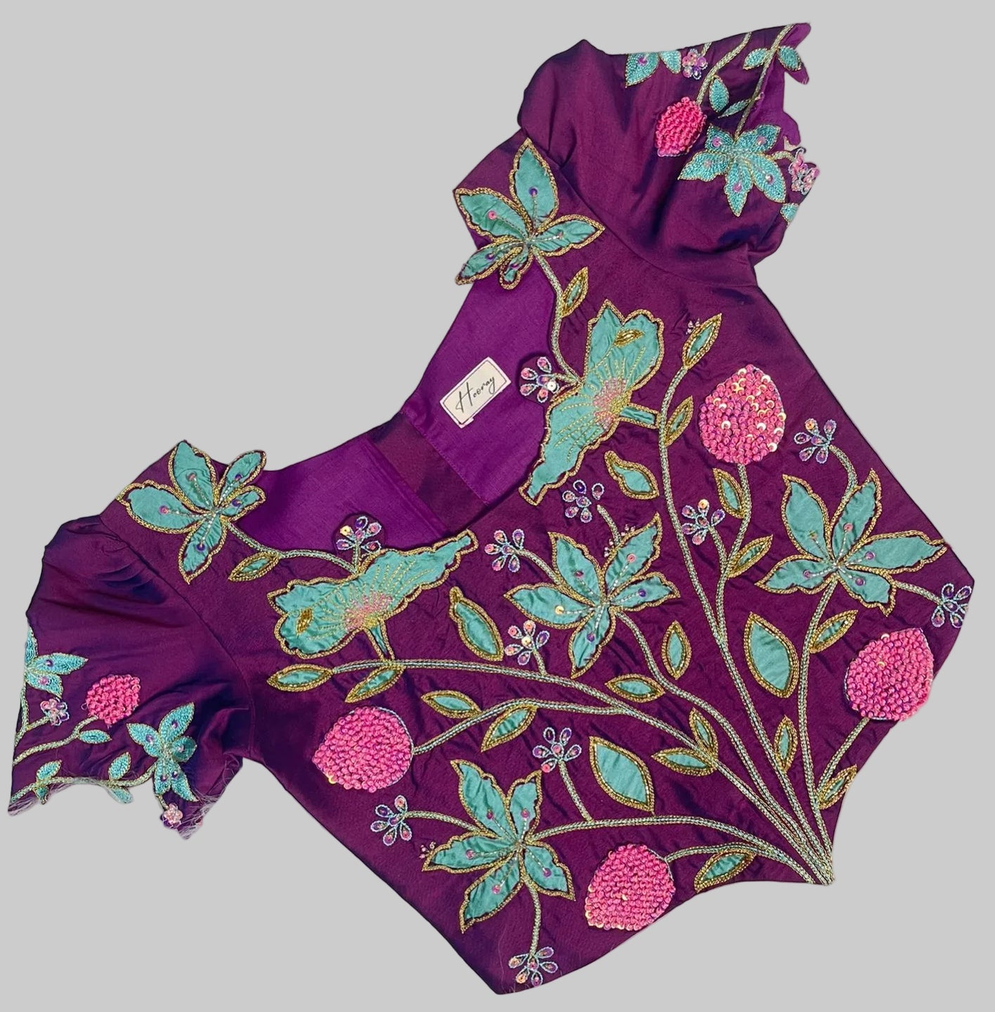 RoseGold Kanchi Pattu
