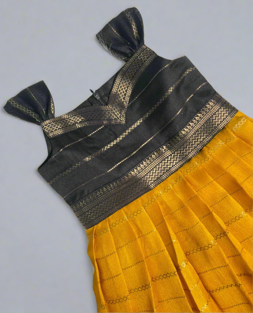 Midnight and Marigold Gown