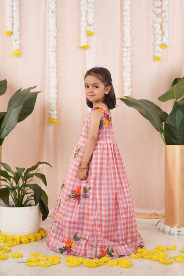 NAYANTHARA PINK CHECKS (affordable)