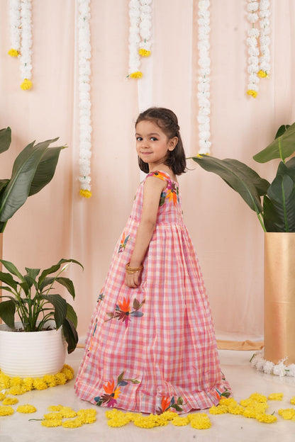 NAYANTHARA PINK CHECKS (affordable)