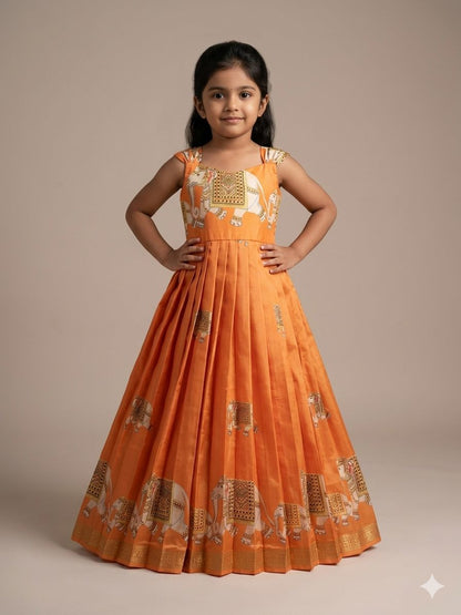 Gajra Glow - Orange
