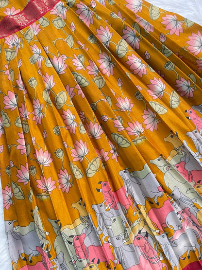 Lotus Meadows Yellow Gown