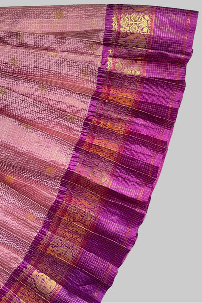 RoseGold Kanchi Pattu