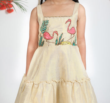 KHADI TISSUE - FLAMINGO