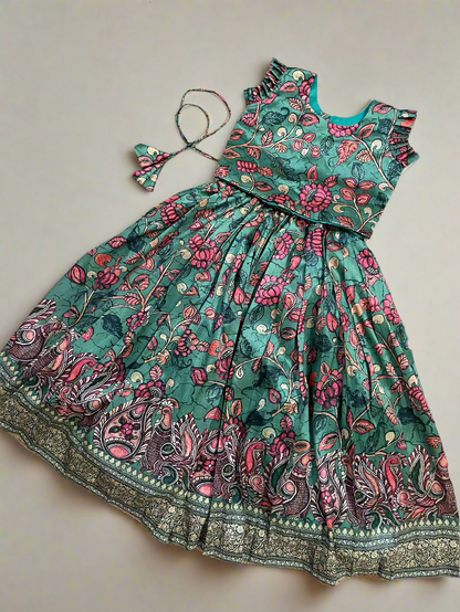 KALAMKARI GARDEN - GREEN