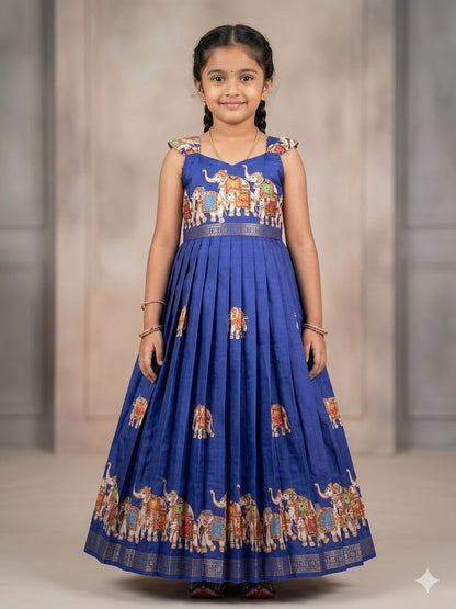 Gajra Glow - Blue