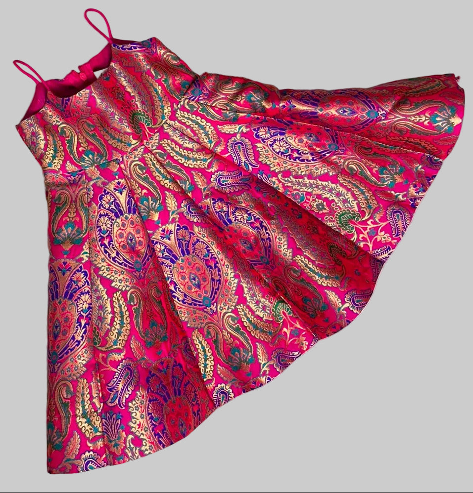 Pink banarasi