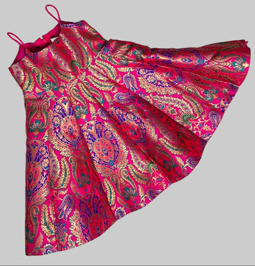 Pink banarasi