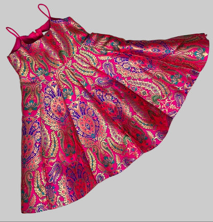 Pink banarasi