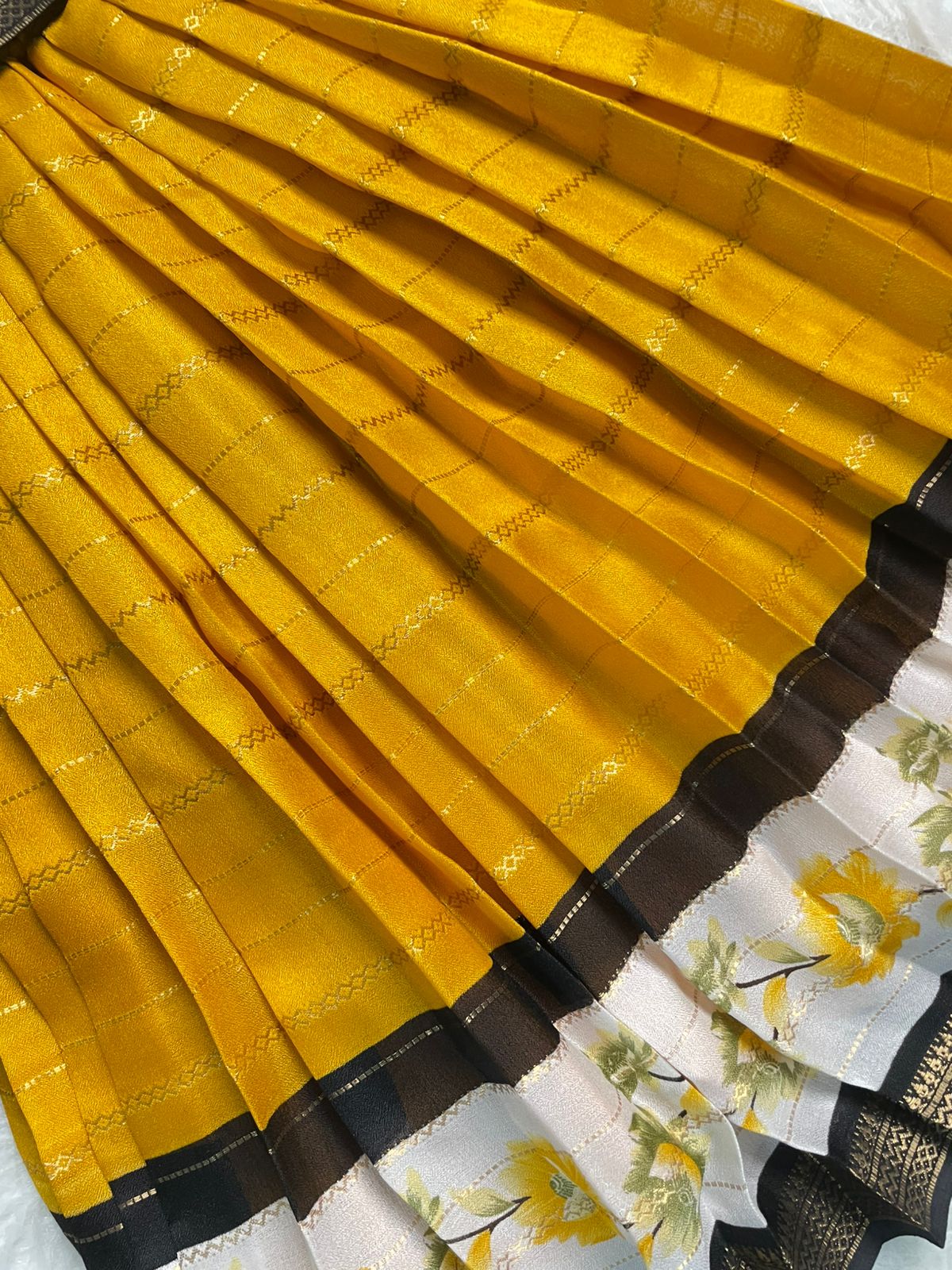 Midnight and Marigold Gown