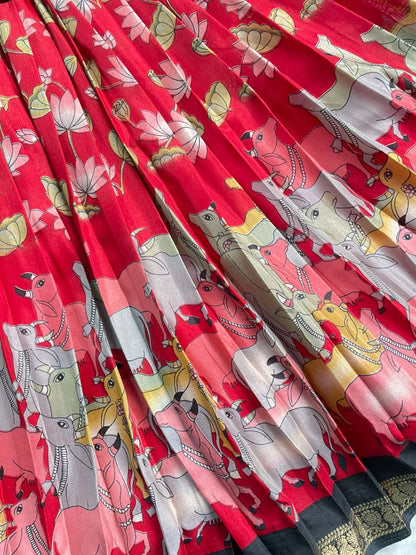 Lotus Meadow Red Langa