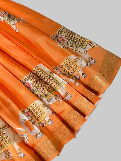 Gajra Glow - Orange